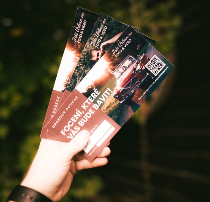 Dárkový poukaz svatba rodinné focení